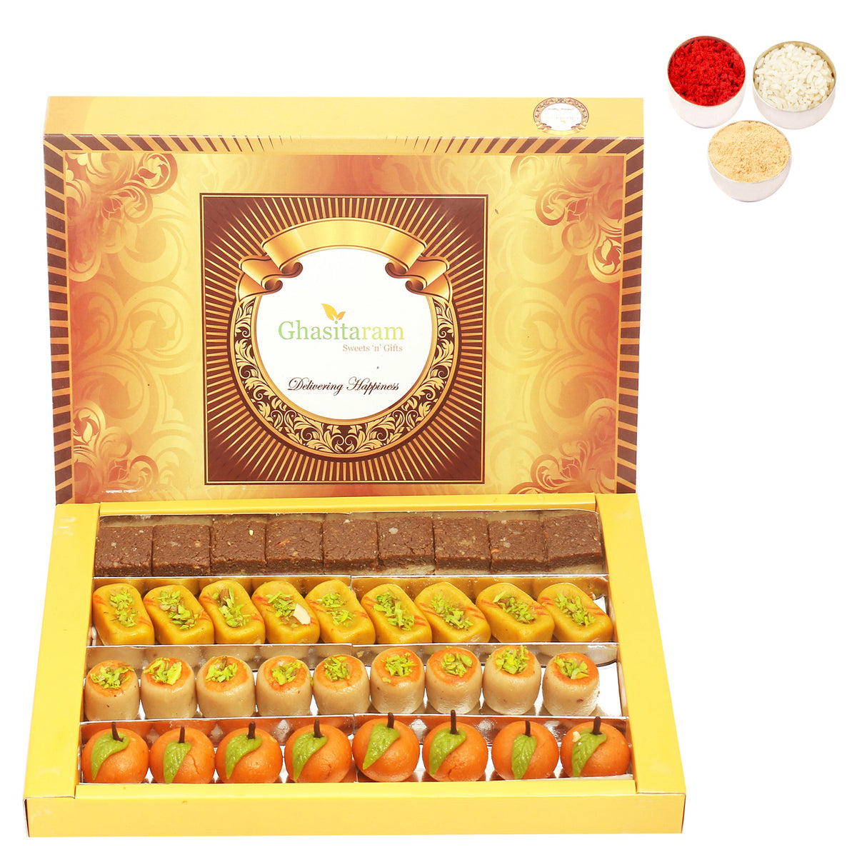 Bhaidhooj Gifts- Kaju Sugarfree  Sweets Assorted Box (800 gms)