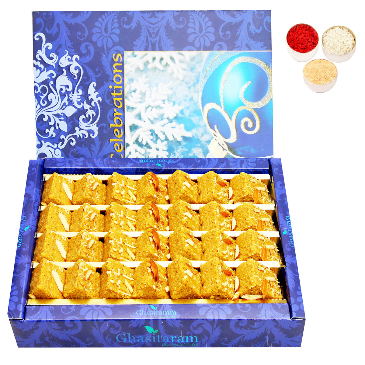 Bhaidhooj Gifts- Nani's Special Besan Barfi 800  gms
