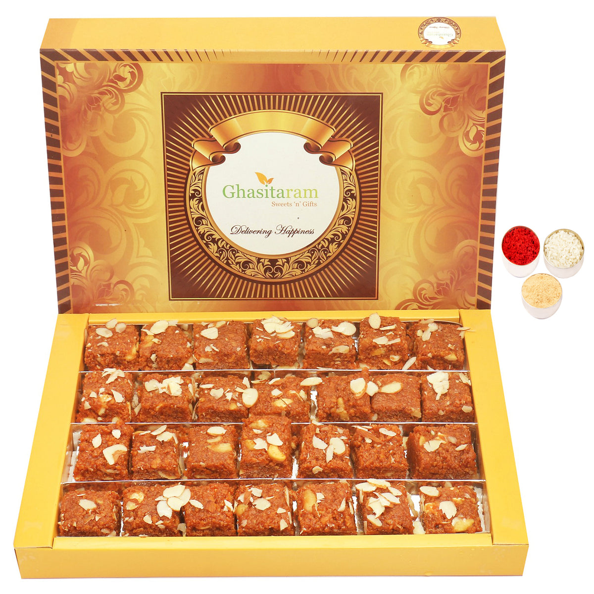 Bhaidhooj Gifts- Ghasitaram's Special Dodha Barfi (800 gms)