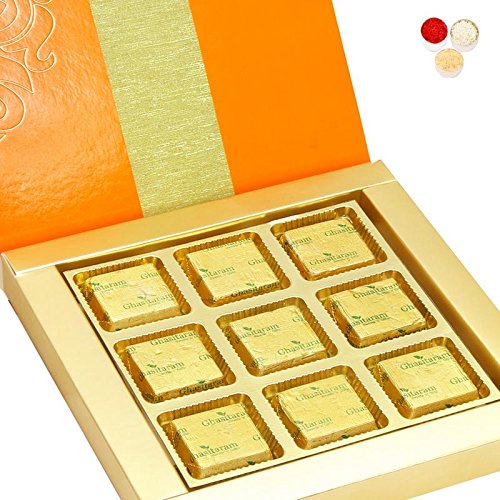 Bhaidhooj Gifts-  Royal 9 pcs Mixed Nuts Chocolate Box