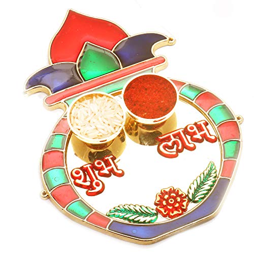 Golden Kalash Pooja Thali