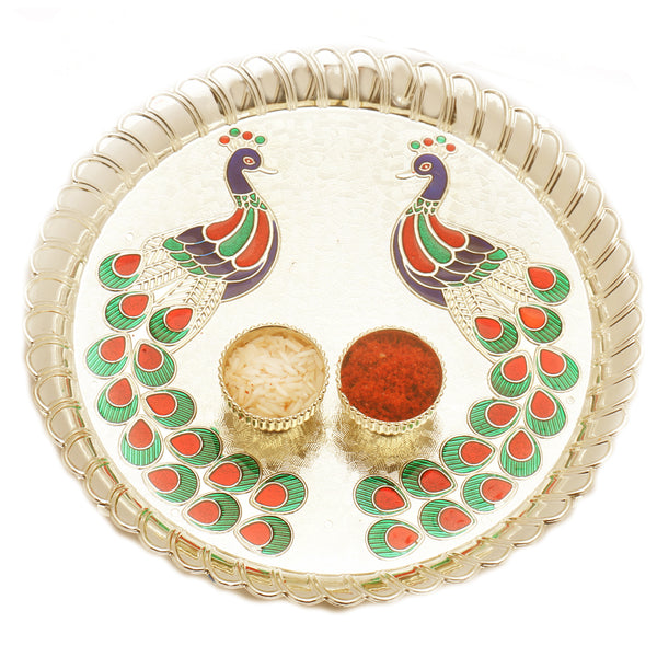 Peacock Pooja Thali 