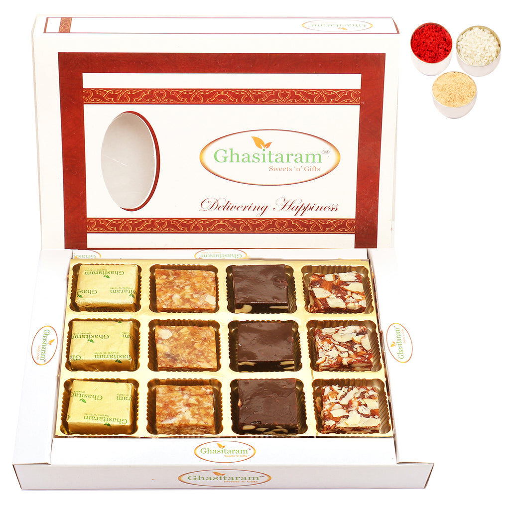 Bhaidhooj Gifts-12 pcs Assorted Bites