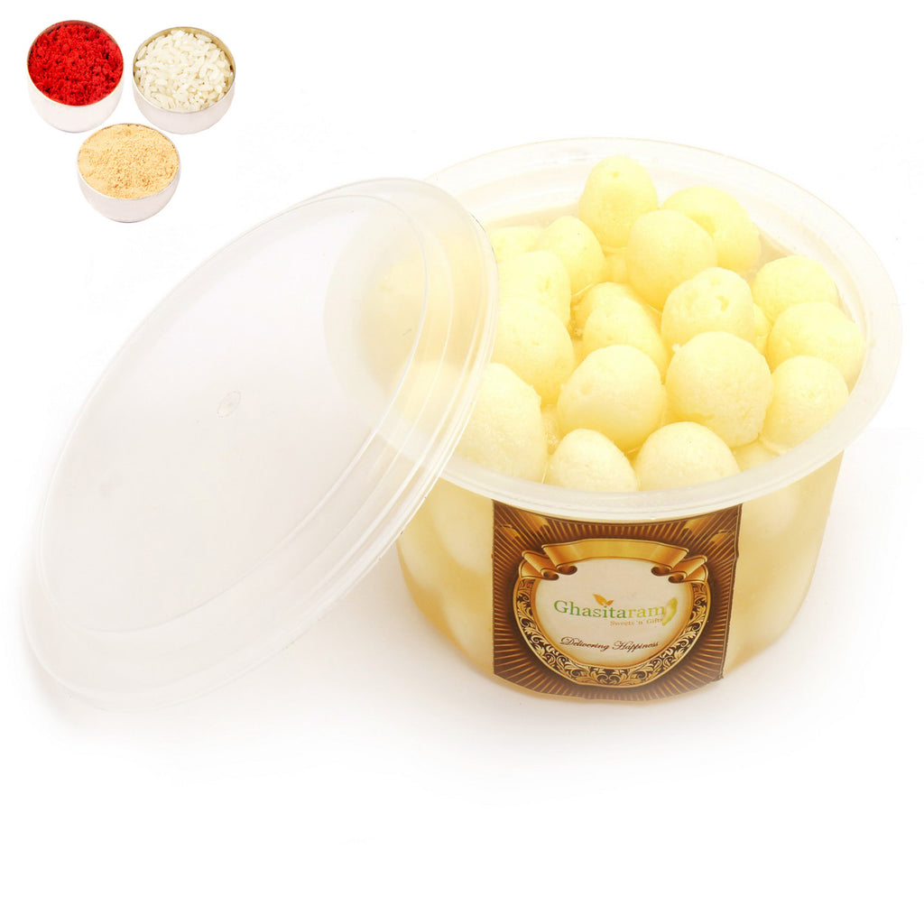 Bhaidhooj Gifts-Fresh Chenna Angoor  (mini Rosgulla) Pack Small