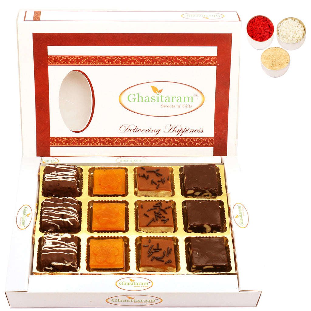 Bhaidhooj Special Ghasitaram Sweets Box 12 Pcs