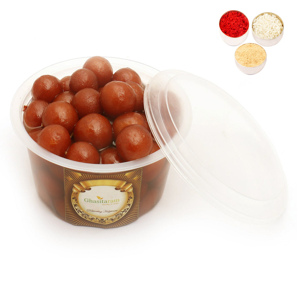 Bhaidhooj Gifts-Fresh Shahi Gulab Jamun (mini) Pack Small