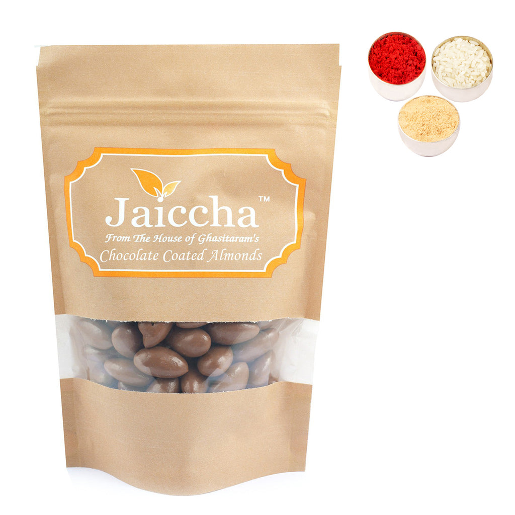 Bhaidhooj Gifts- Chcolate Coated Almonds 200 gms