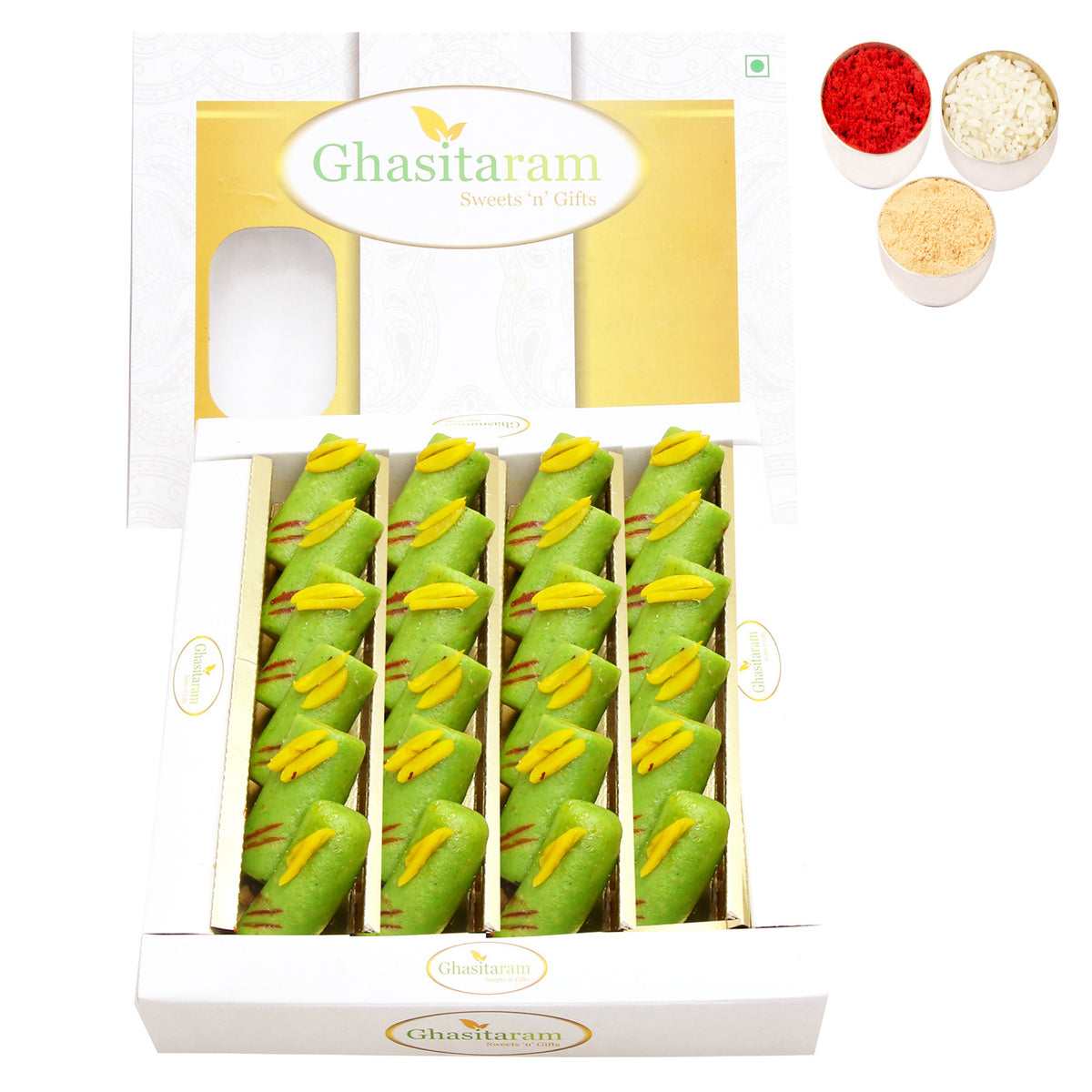 Bhaidhooj Gifts- KAJU PISTA ROLL (400 Gms)