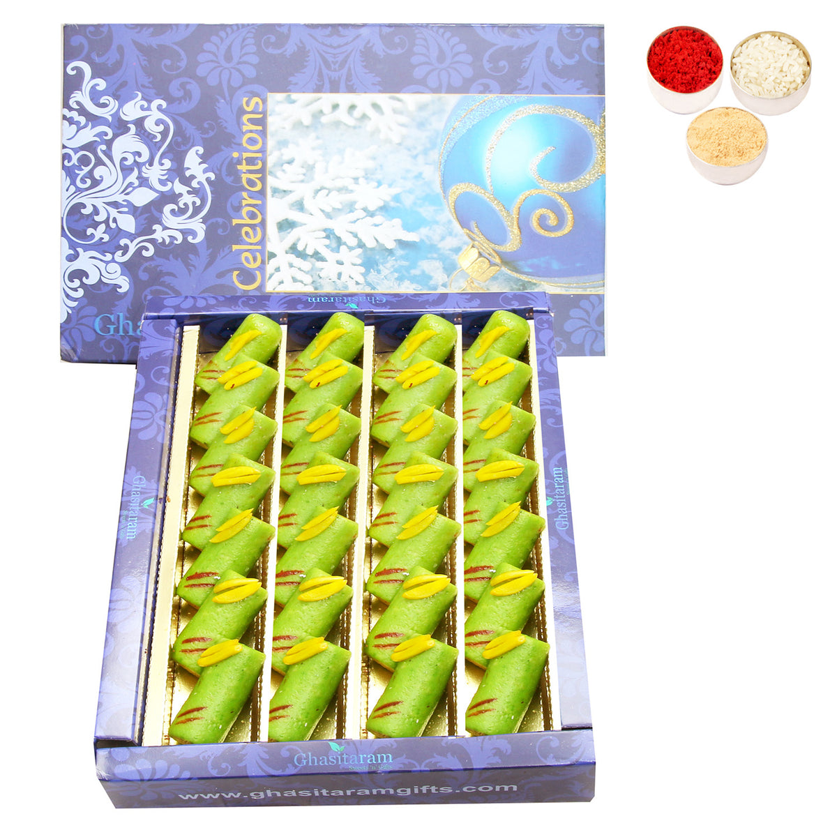 Bhaidhooj Gifts- KAJU PISTA ROLL (800 Gms)