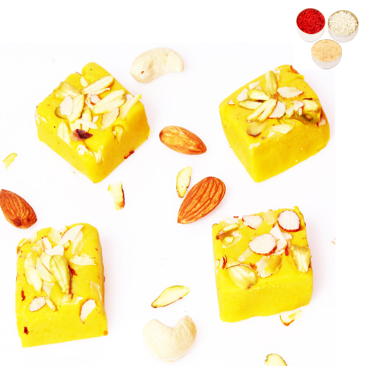 Bhaidhooj Gifts- Kesar mawa barfi 200 gms