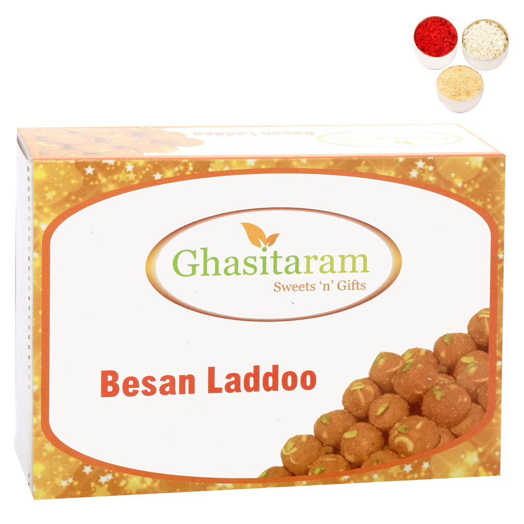 Bhaidhooj Gifts- Ghasitaram's Special Besan Laddoo (200 gms)