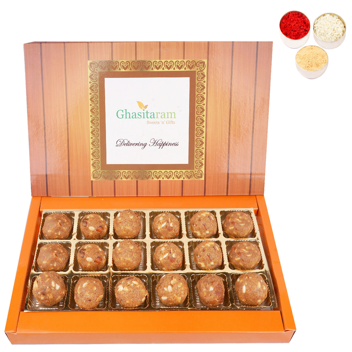Bhaidhooj Gifts- Dryfruit Mawa Laddoo 18 pcs