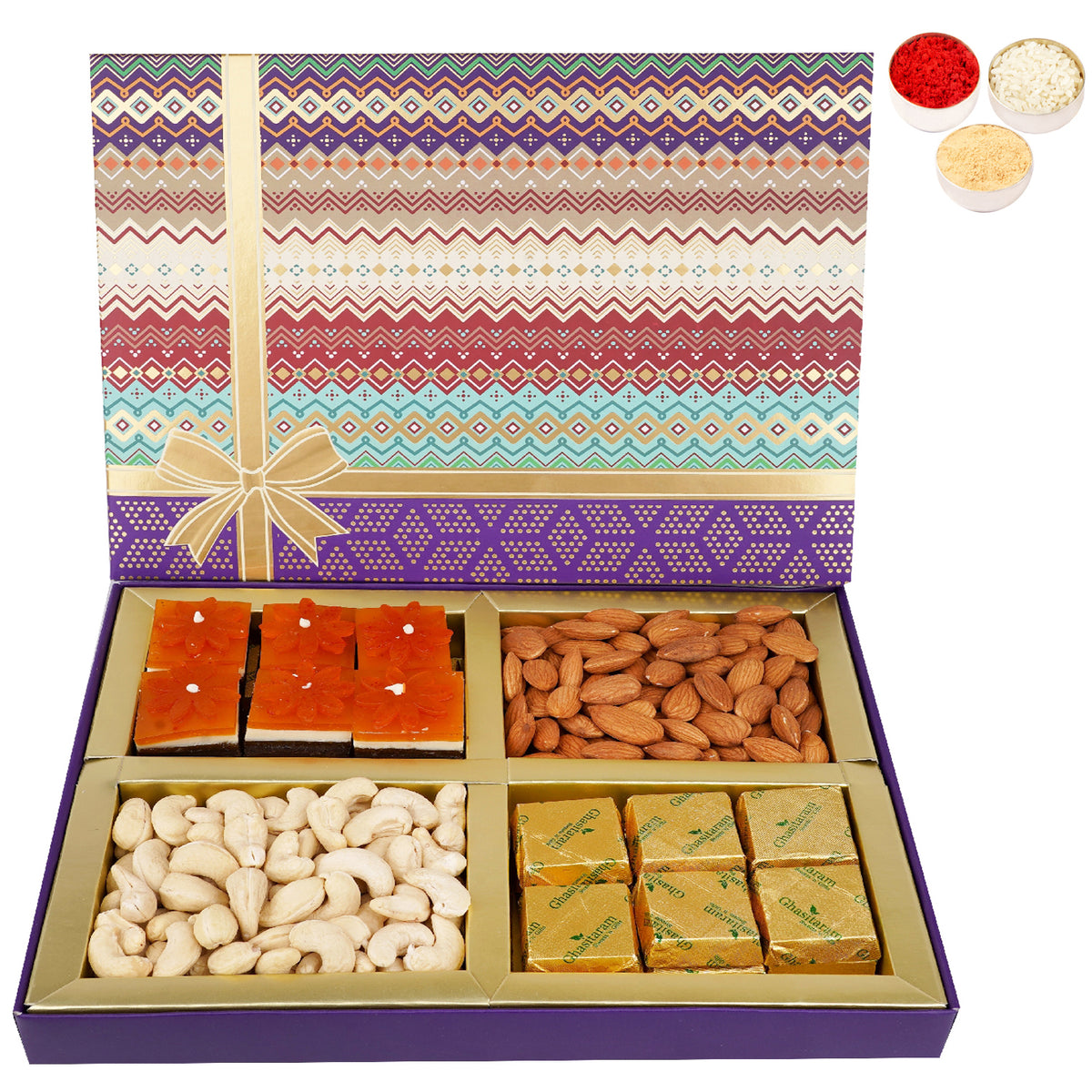 Bhaidhooj Gifts-Fruit n Nut Dryfruit Box with Mango and Mewa Bites 500 gms