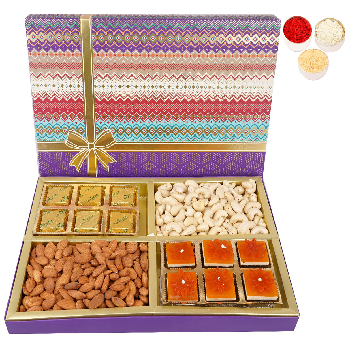 Bhaidhooj Gifts-Fruit n Nut Dryfruit Box with Mango and Mewa Bites 700 gms