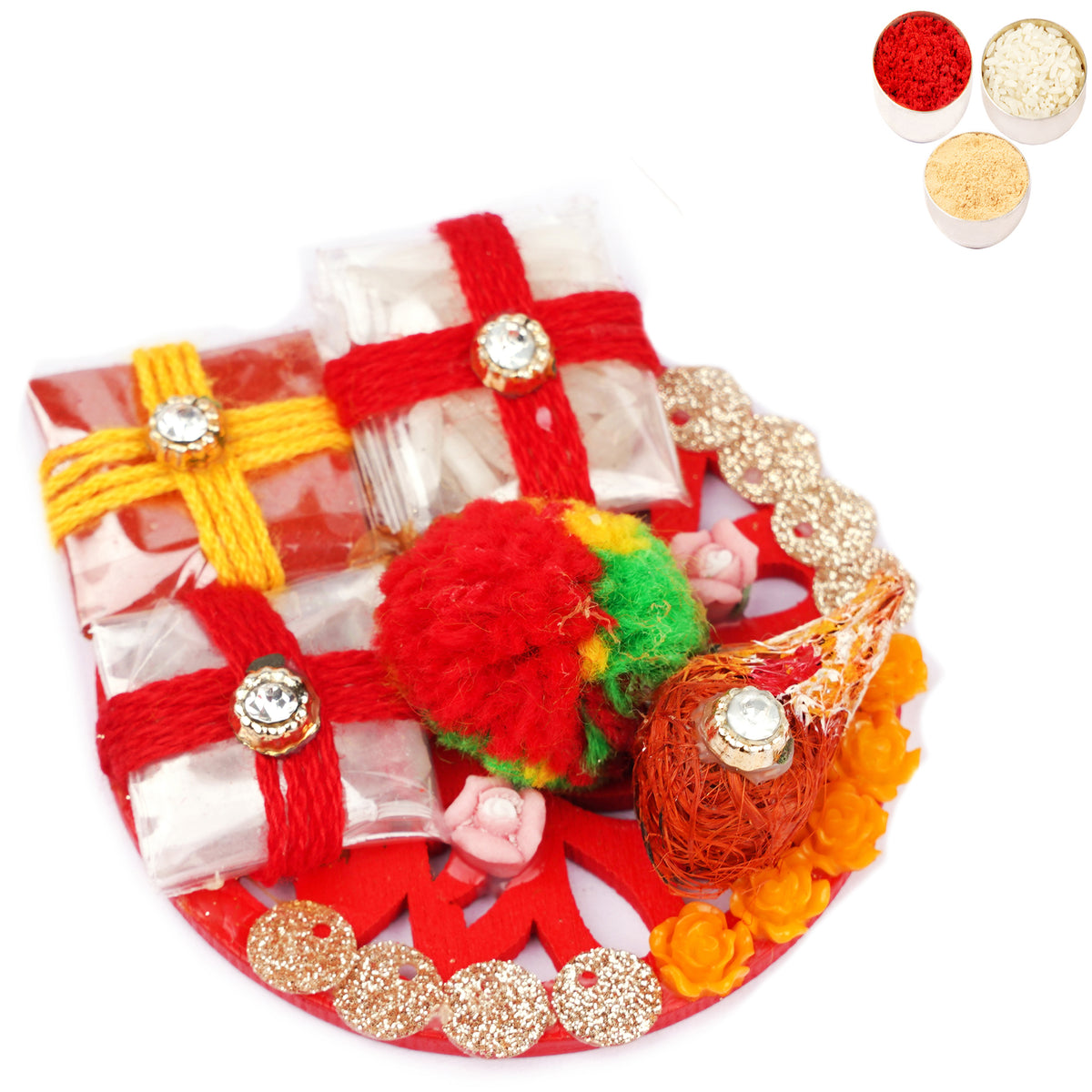 Traditional Roli Chawal container 