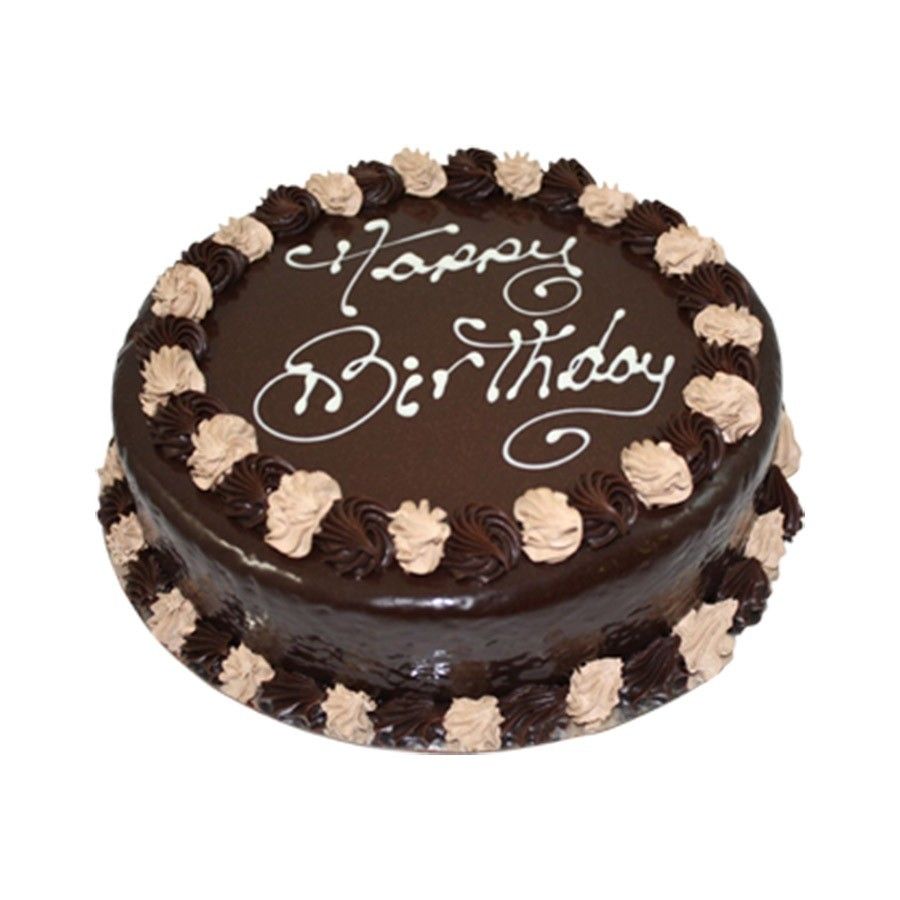Fresh Eggless Happy Birthday Chocolate Cake 1kg