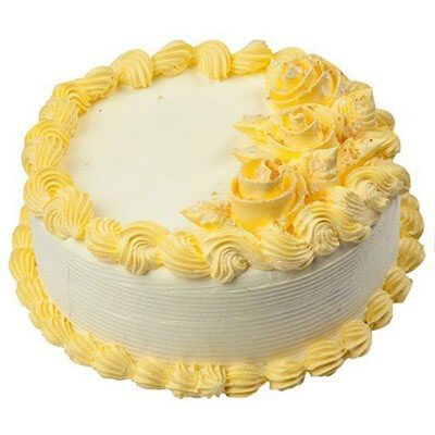 One Teaspoon Of Life: Pineapple Cake with Whipped Cream Frosting (Eggless)