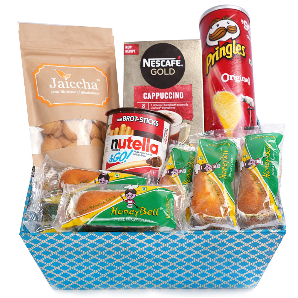 Corporate Gifts-Perfect Coffee Time Basket Hamper