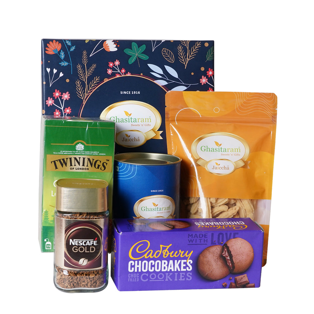 Corporate Gifts-Ghasitaram Tea Coffee Hamper Box