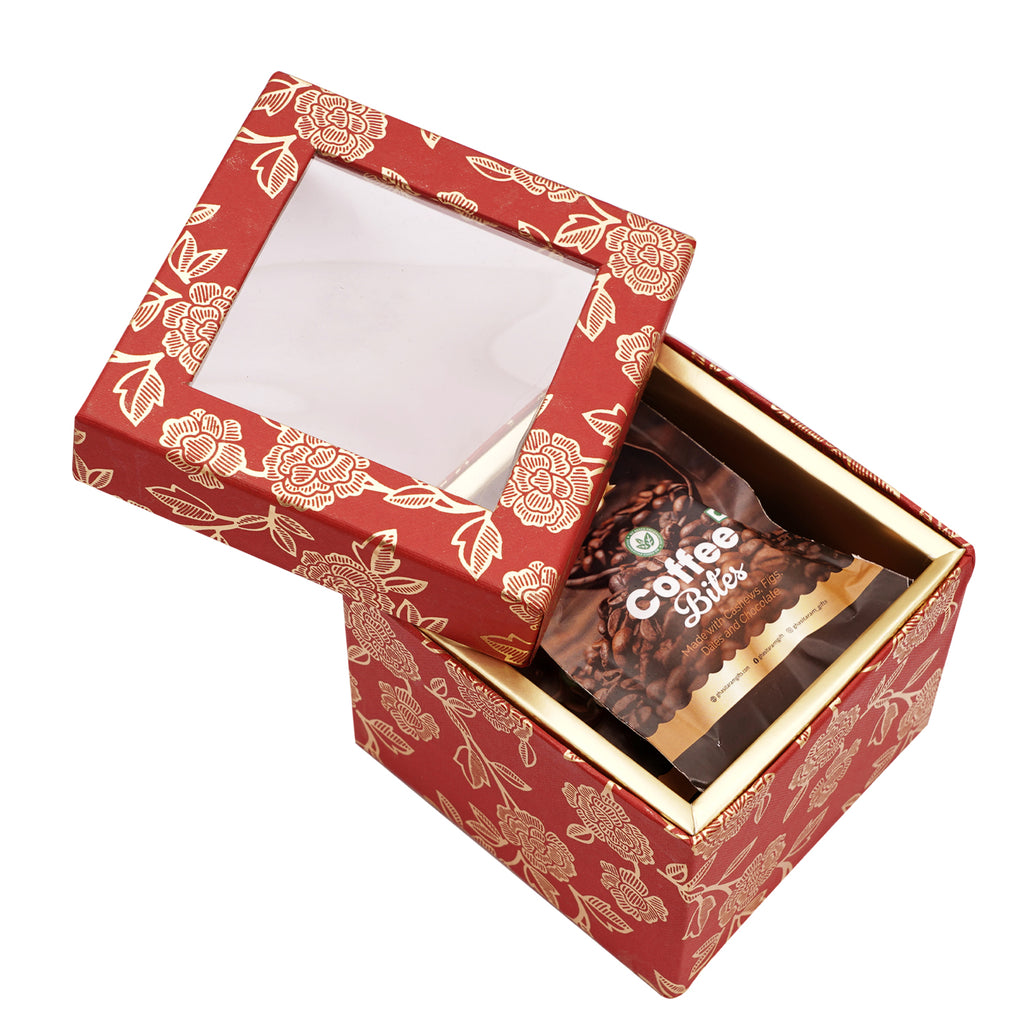 Corporate Gifts-Red Printed Fancy Box with bites