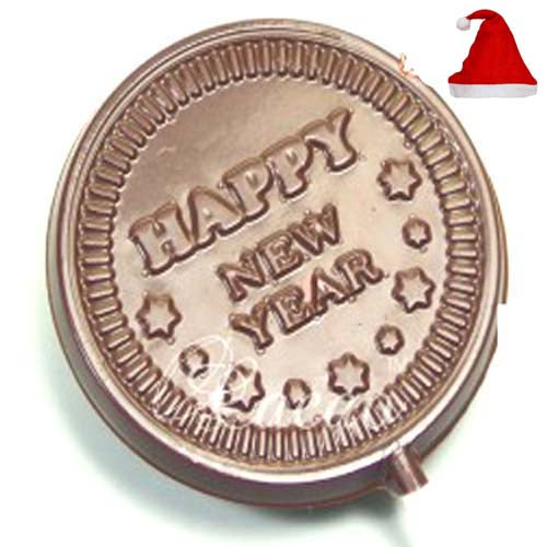 Sugarfree Set of 8 Happy New Year Lollies
