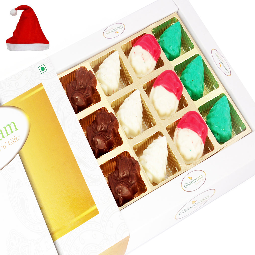 Special Christmas Chocolates in White Box