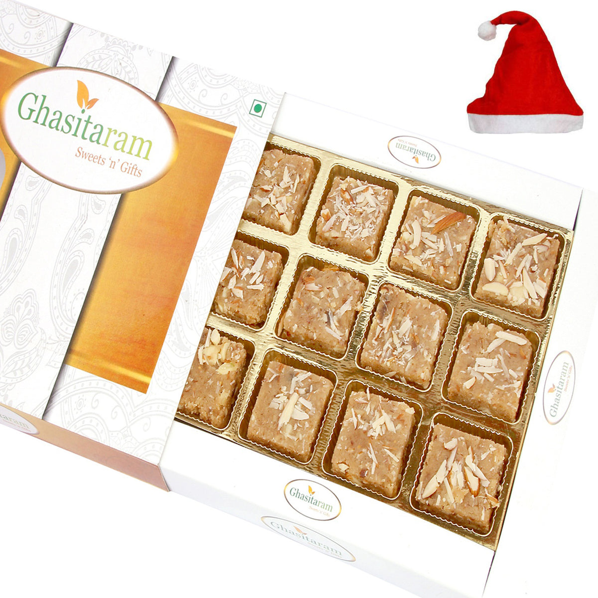  Mithai Cake -Anjeer Chewy Delights in White Box