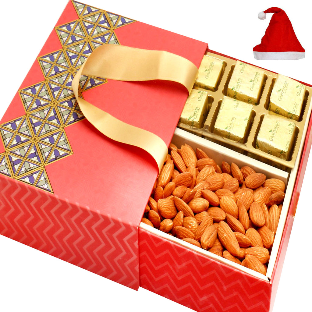 2 Part Almonds and Sugarfree Chocolates Bag Box 