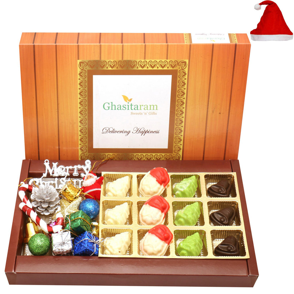 Special Christmas Chocolates and Christmas Décor in Brown Box