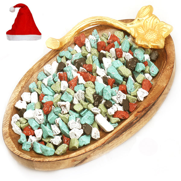  Wooden Stone Chocolate Platter