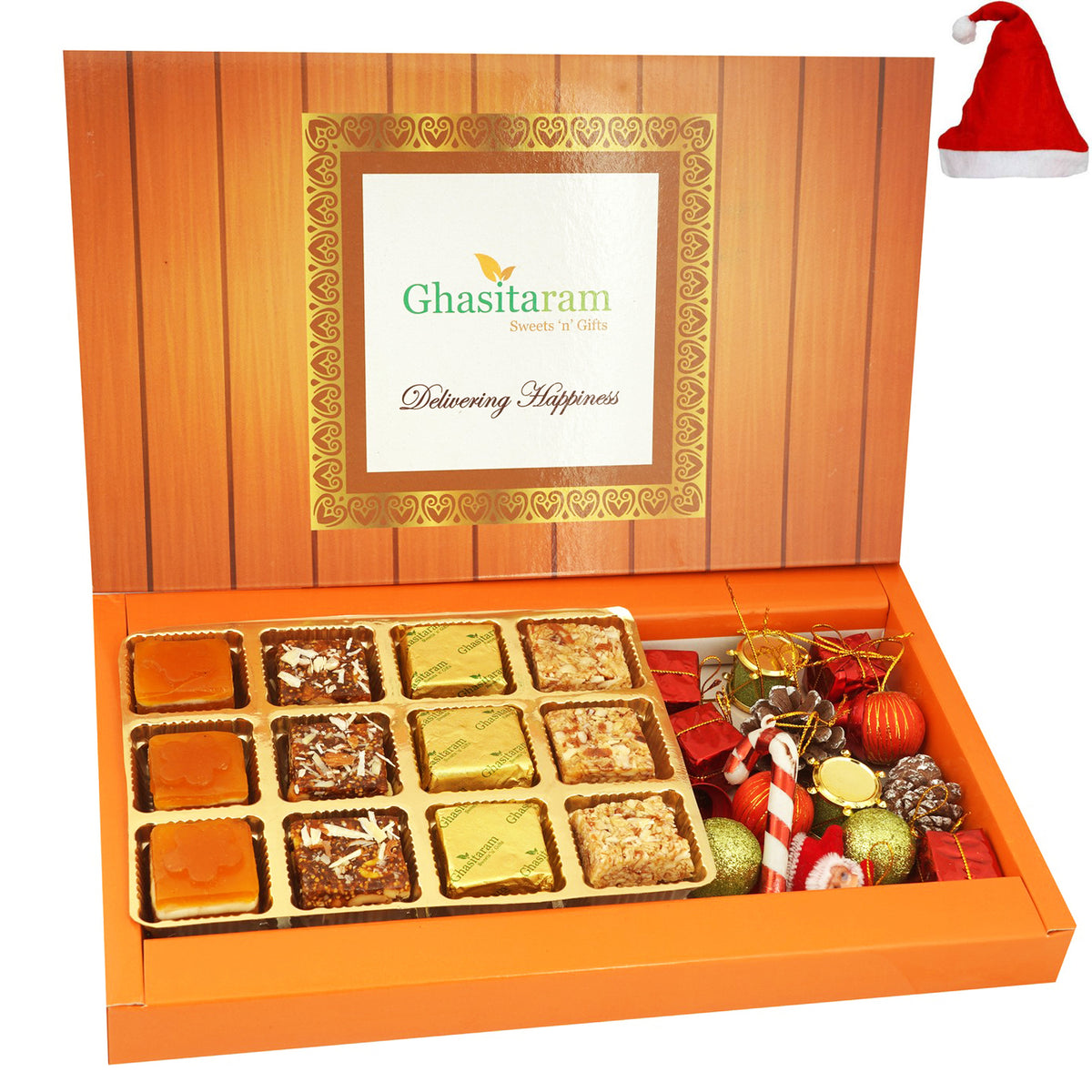 Assorted Bites with Christmas Decor