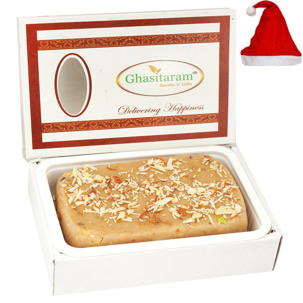 Honey Cashew Mithai Cake