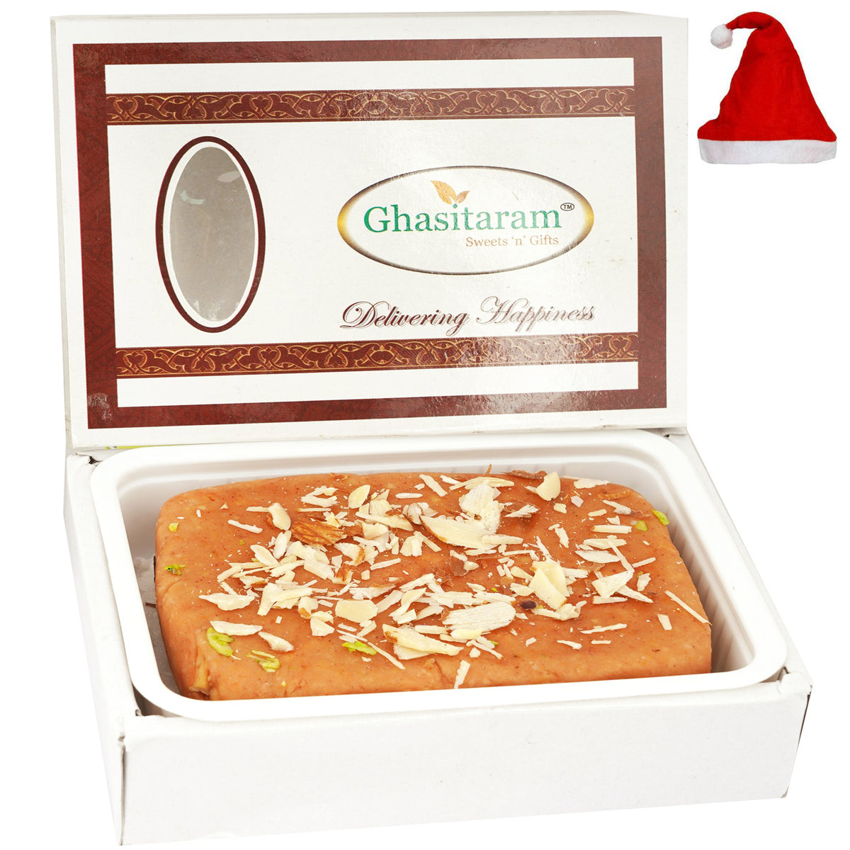 Jaggery (Gud) Cashew Mithai Cake