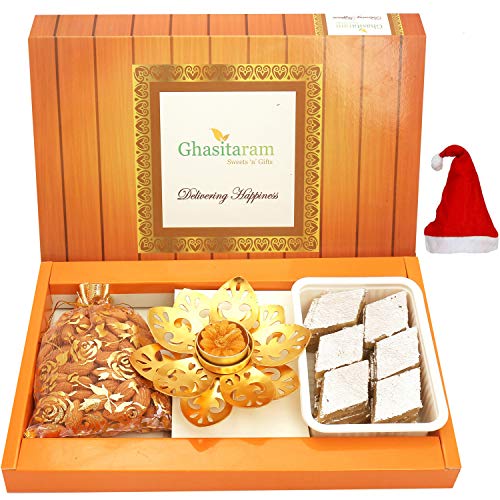 Kaju Katli, T-Lite and Almonds Pouch 