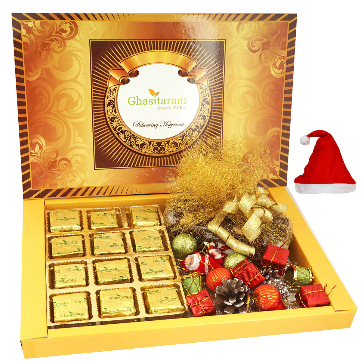 Big Box of Mewa Bites, Plum Cake and Christmas Décor