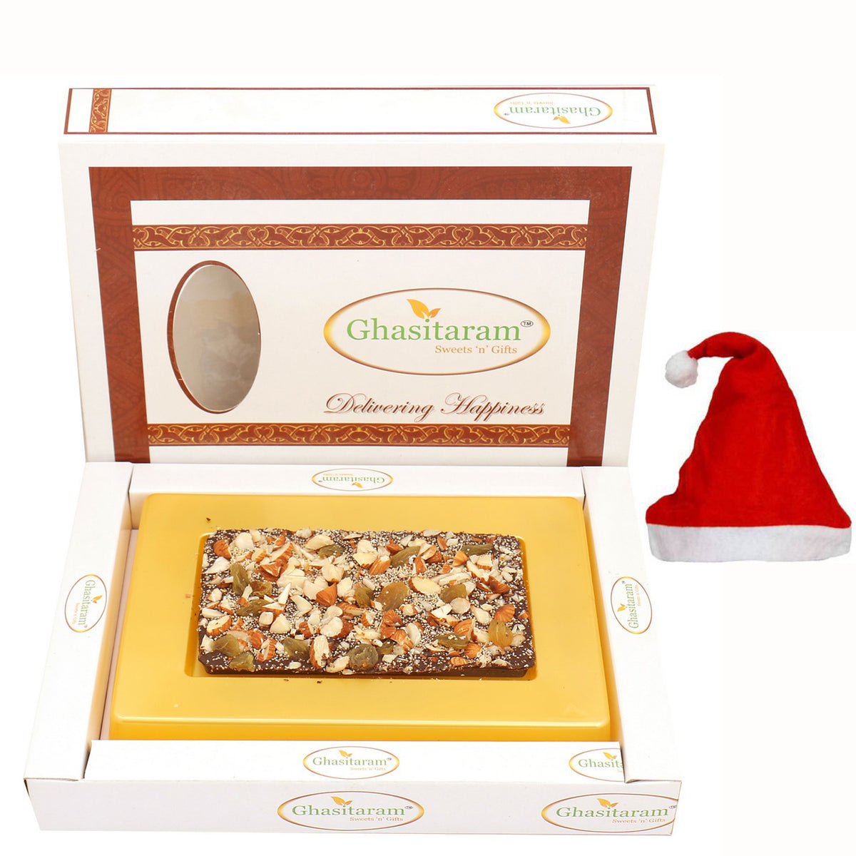 Dark Dryfruit Sugafree Chocolate Bark Small