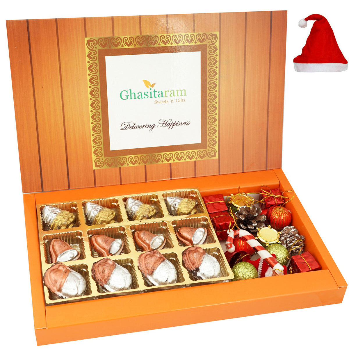 Christmas Sheen Chocolates with Christmas Décor