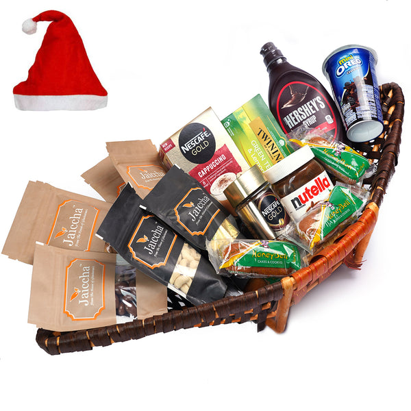 Big Boat Basket Hamper  of 22 Goodies