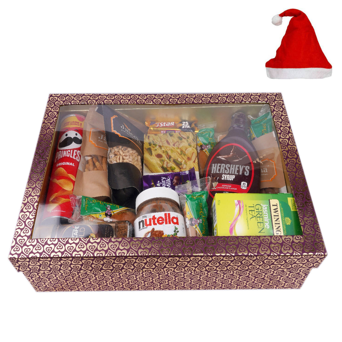 Big Hamper Box of 20 Goodies with Soan Papdi