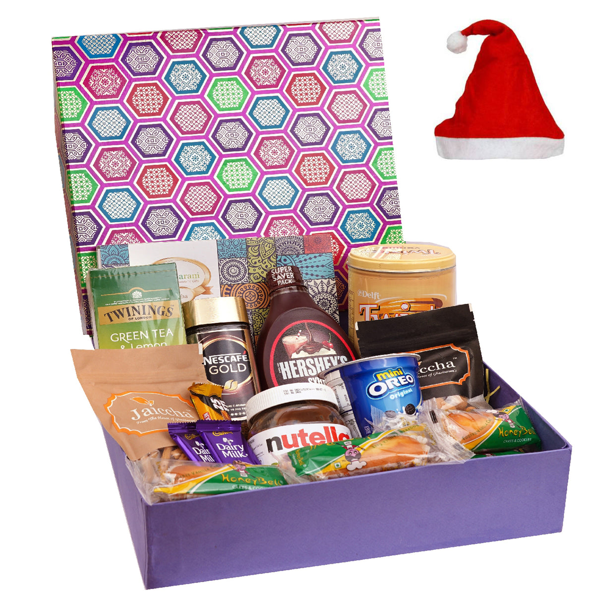 Gourmet Big  Hamper Box of  18 Goodies with Assorted Bites