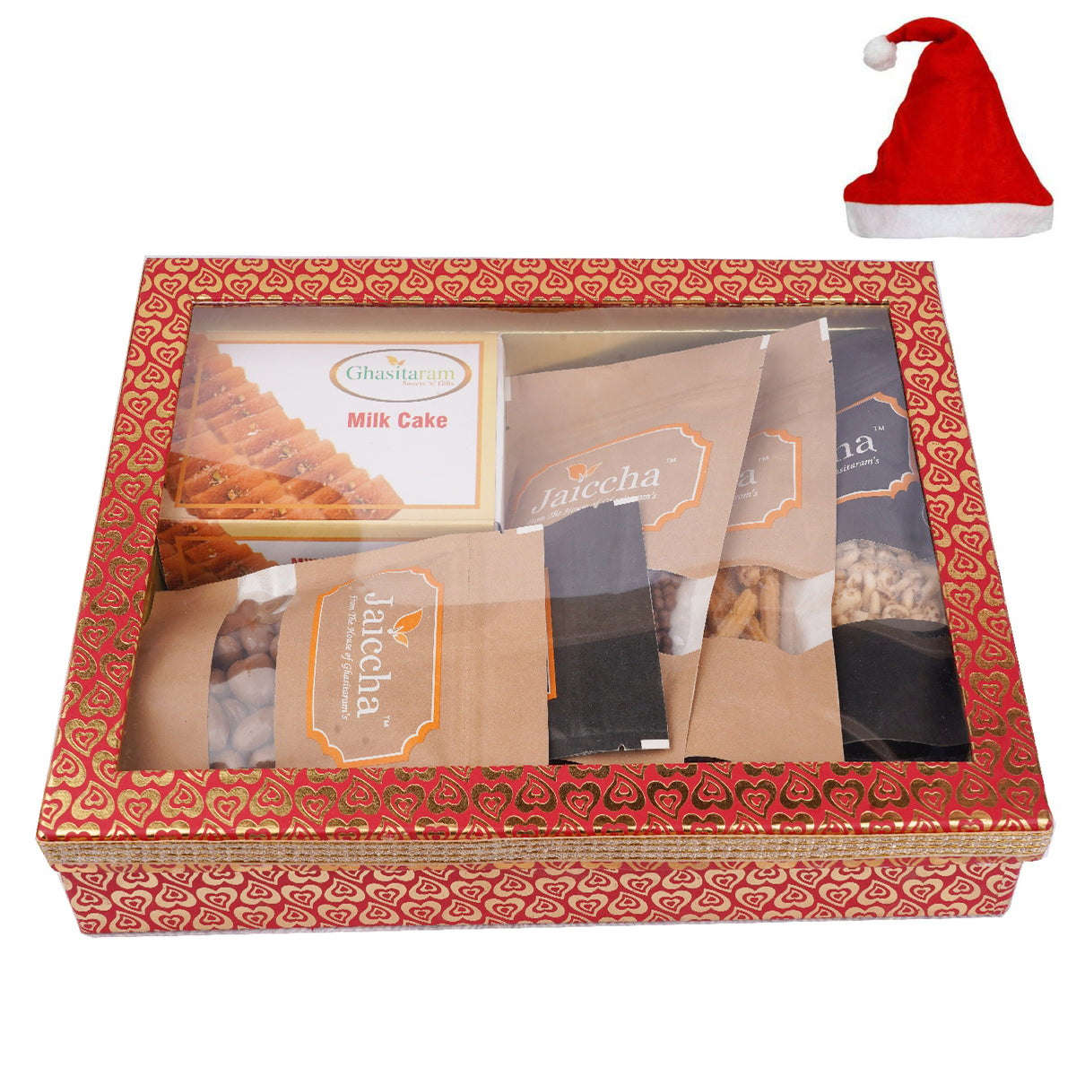 Hamper Box 6 Goodies with Milk Cakes