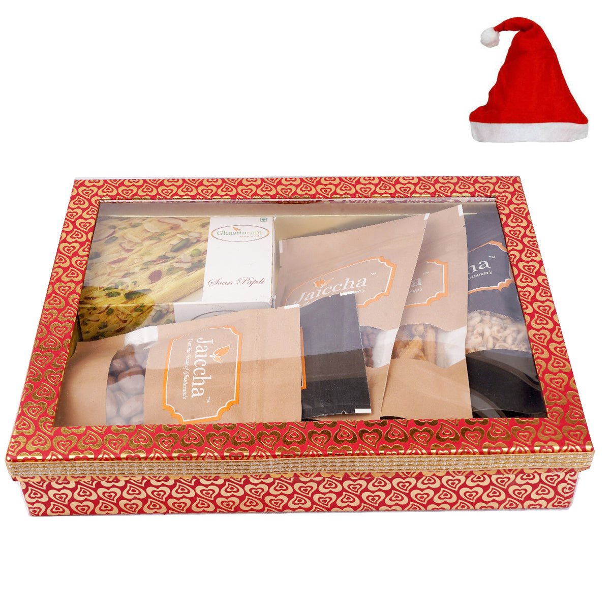 Hamper Box 6 Goodies with Soan Papdi