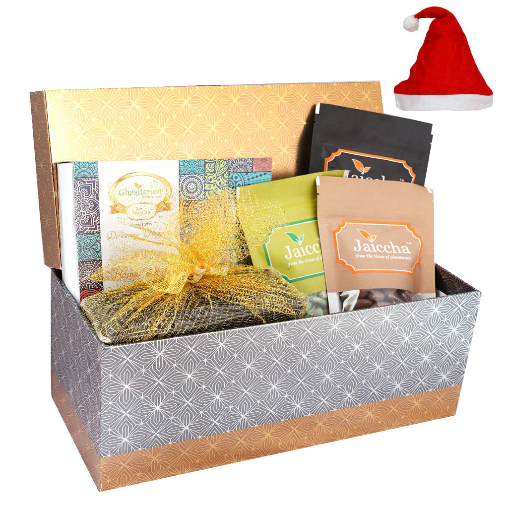 Golden Rectangle Christmas Box