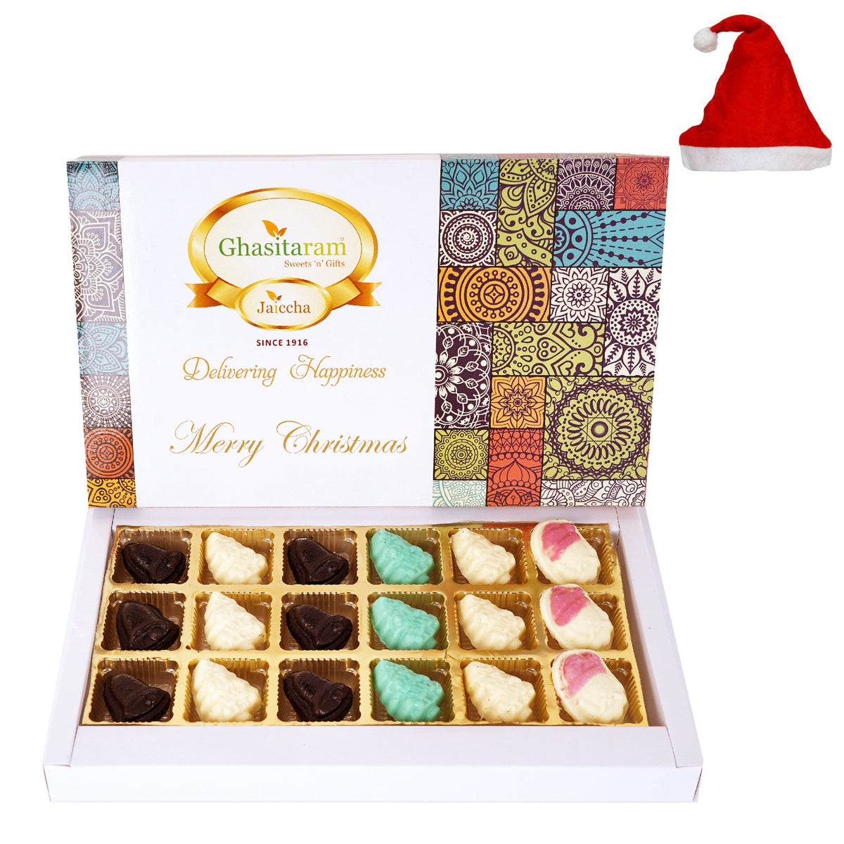 Merry Christmas Chocolate Box 18 pcs