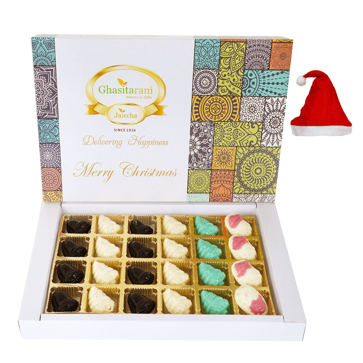 Merry Christmas Chocolate Box 24 pcs