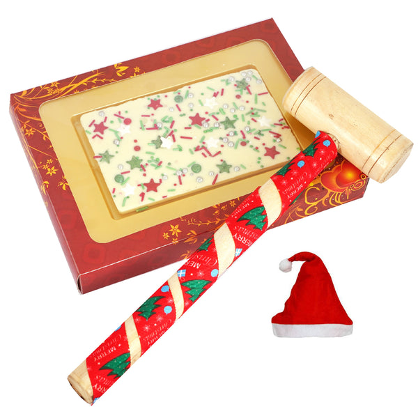 Christmas Colourful Chocolate Bark