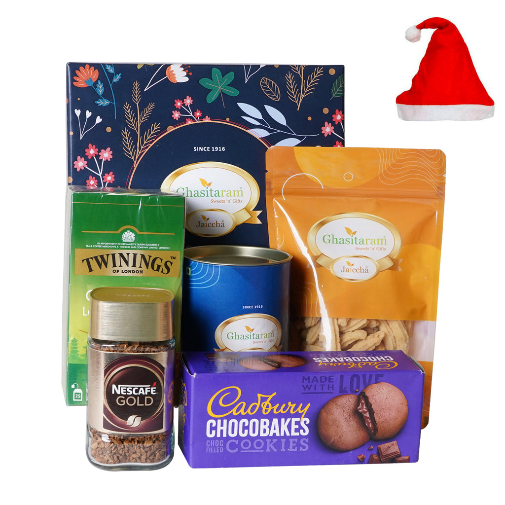Christmas Gifts-Ghasitaram Hamper Box of 8 Goodies