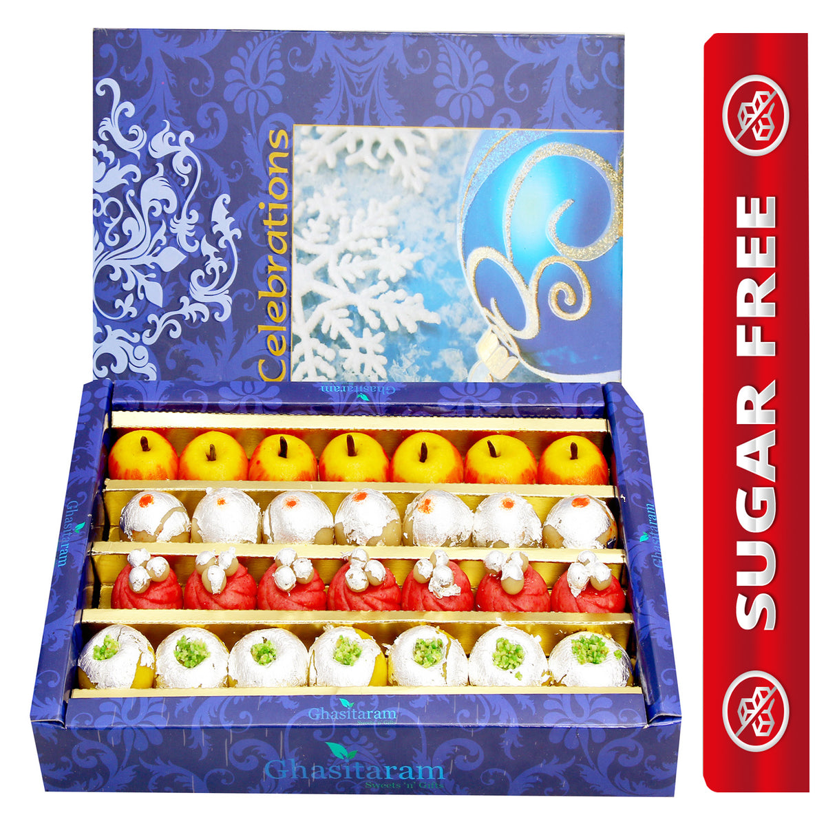 Ghasitarams Sugarfree Kajumix Box 200 gms-  