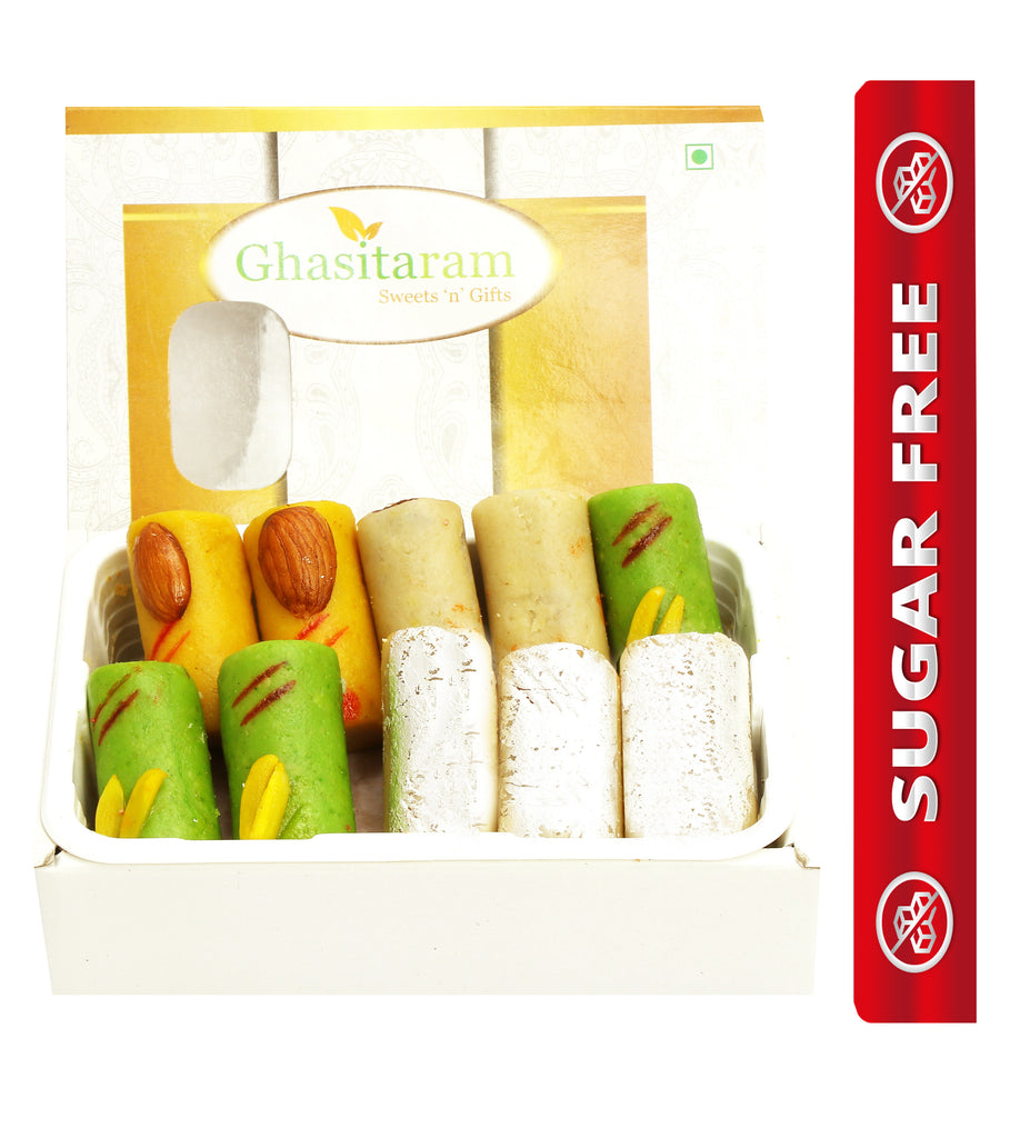 Ghasitaram's Sugarfree Assorted Rolls Box 800 gms