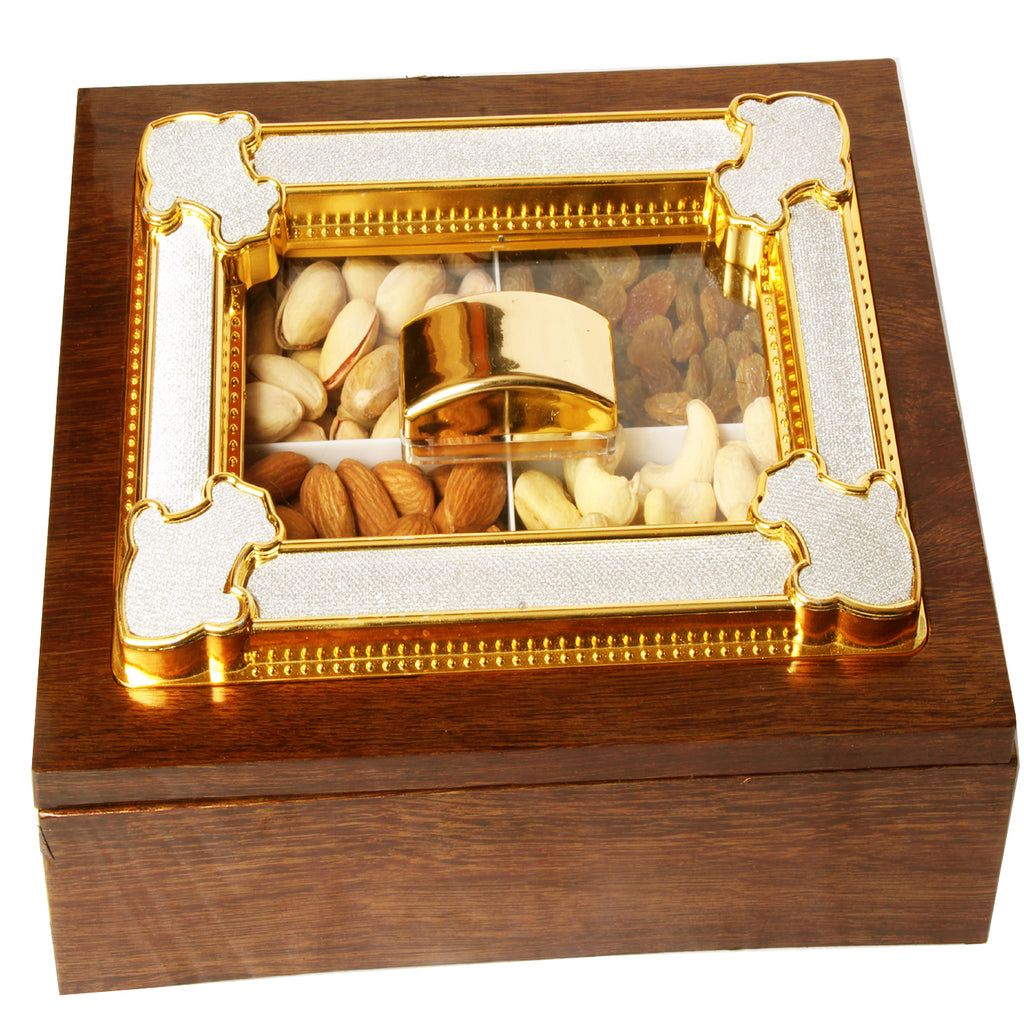 Wooden Multipurpose Dryfruit Box